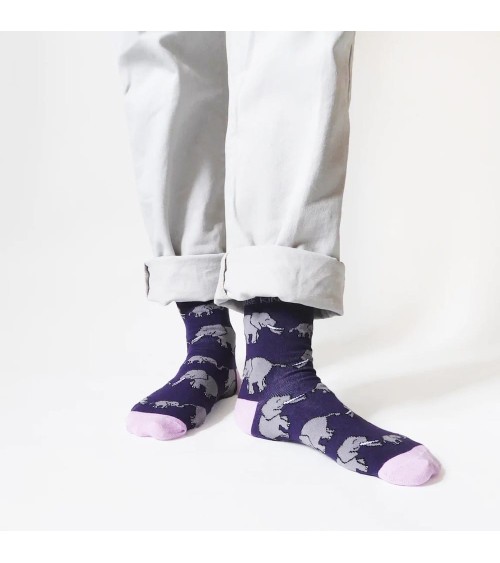 Rettet die Elefanten - Socken Bare Kind Socken design Schweiz Original