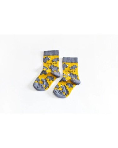 Rettet die Nashörner - Bambus Kindersocken Bare Kind socke kuschelsocken für damen lustig herren farbige coole socken