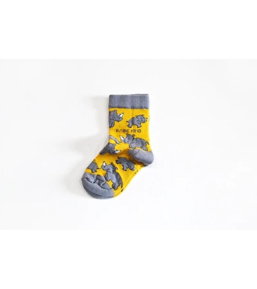 Rettet die Nashörner - Bambus Kindersocken Bare Kind socke kuschelsocken für damen lustig herren farbige coole socken