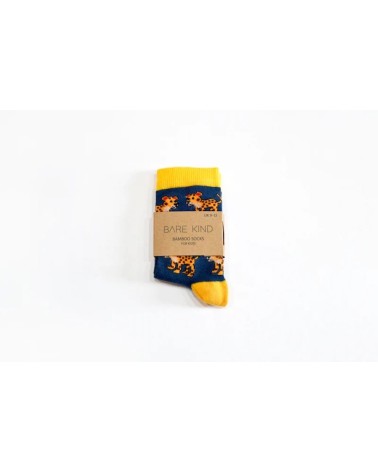 Sauvez les léopards - Chaussettes enfant en bambou Bare Kind jolies pour femme originales pour homme chausset rigolotes drole...