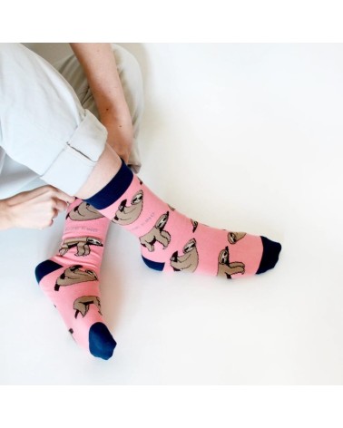 Rettet die Faultiere - Bambus Socken Bare Kind socke kuschelsocken für damen lustig herren farbige coole socken