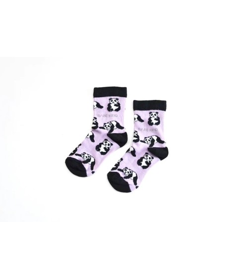 Save the Pandas - Children's Socks Bare Kind Socks design switzerland original
