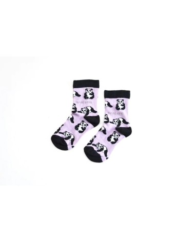 Sauvez les Pandas - Chaussettes enfant en bambou Bare Kind jolies pour femme originales pour homme chausset rigolotes drole S...