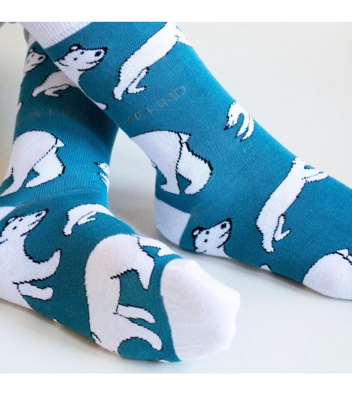 Save the Polar Bears - Socks Bare Kind Socks design switzerland original
