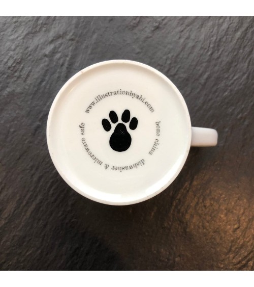 Mug - Bouledogue Français Illustration by Abi design à café thé cappuccino originale grande grosse original fun