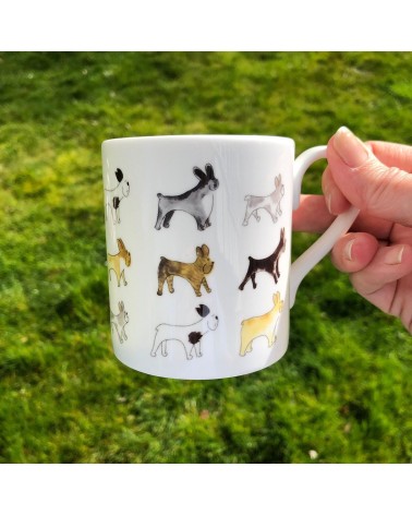 Mug - Bulldog francese Illustration by Abi caffè espresso tazza particolari