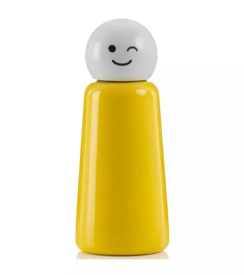 Gourde Isotherme - Skittle Bottle 300ml - Jaune et Blanc Lund London gourde sport metal d eau aluminium thé design
