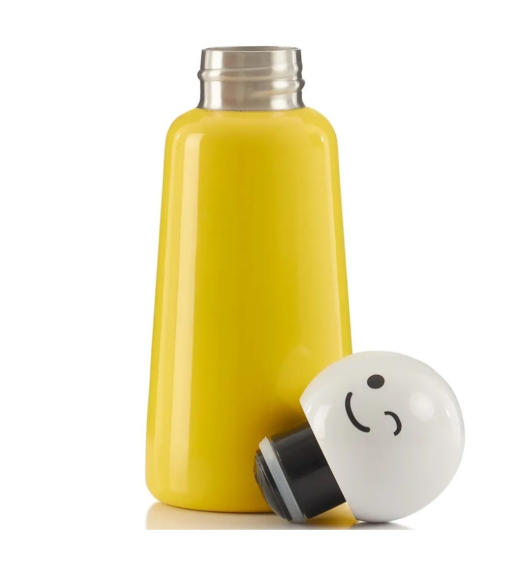 Thermo Flask - Skittle Bottle 300ml - Yellow and white Lund London best water bottle