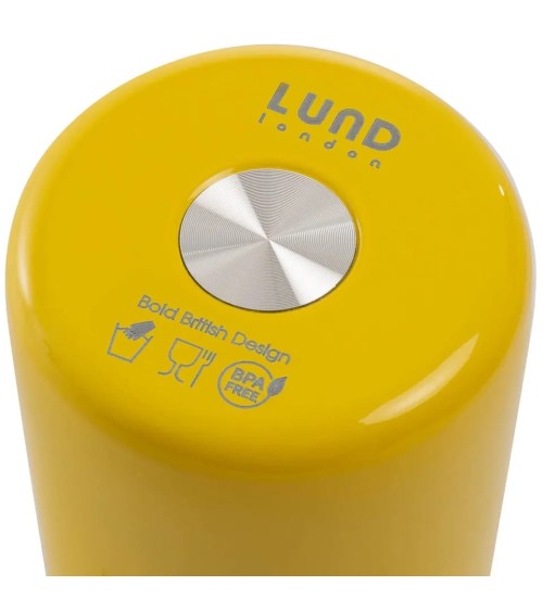 Thermo Trinkflasche - Skittle Bottle 300ml - Gelb und Weiß Lund London trink thermos flaschen wasserflaschen sport kaufen