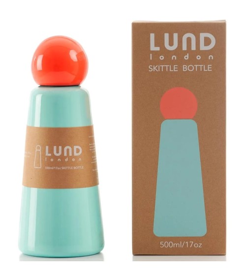 Thermo Flask - Skittle Bottle 500ml - Mint and Coral Lund London best water bottle
