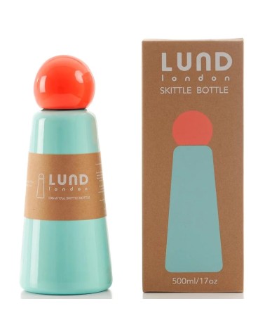 Thermo Trinkflasche - Skittle Bottle 500ml - Minze & Koralle Lund London trink thermos flaschen wasserflaschen sport kaufen