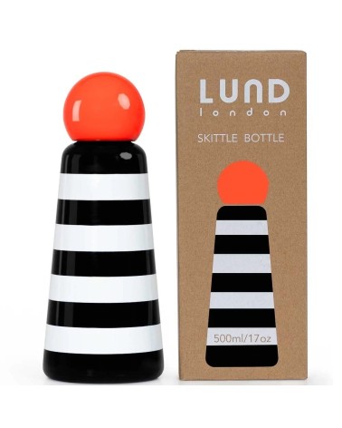 Thermo Flask - Skittle Bottle 500ml - Stripes and Coral Lund London best water bottle