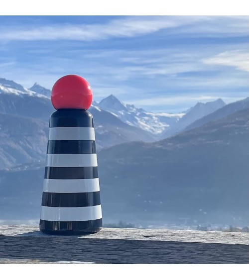 Thermo Flask - Skittle Bottle 500ml - Stripes and Coral Lund London best water bottle