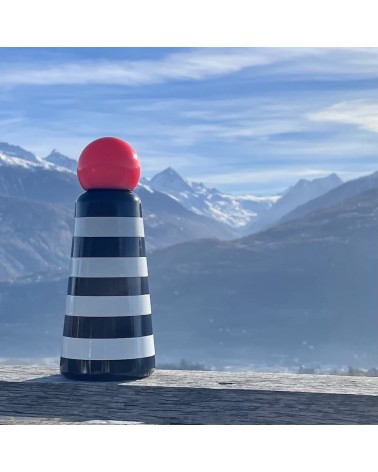 Thermo Flask - Skittle Bottle 500ml - Stripes and Coral Lund London best water bottle