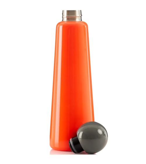 Thermo Trinkflasche - Skittle Bottle 750ml - Koralle Dunkelgrau Lund London trink thermos flaschen wasserflaschen sport kaufen