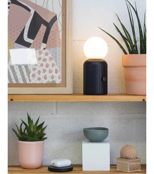 Skittle Lamp - Black - Cordless table lamp Lund London light for living room bedroom kitchen original designer