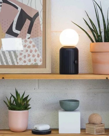 Skittle Lamp - Schwarz - Kabellose LED Tischlampe Lund London tischleuchte led modern designer kaufen