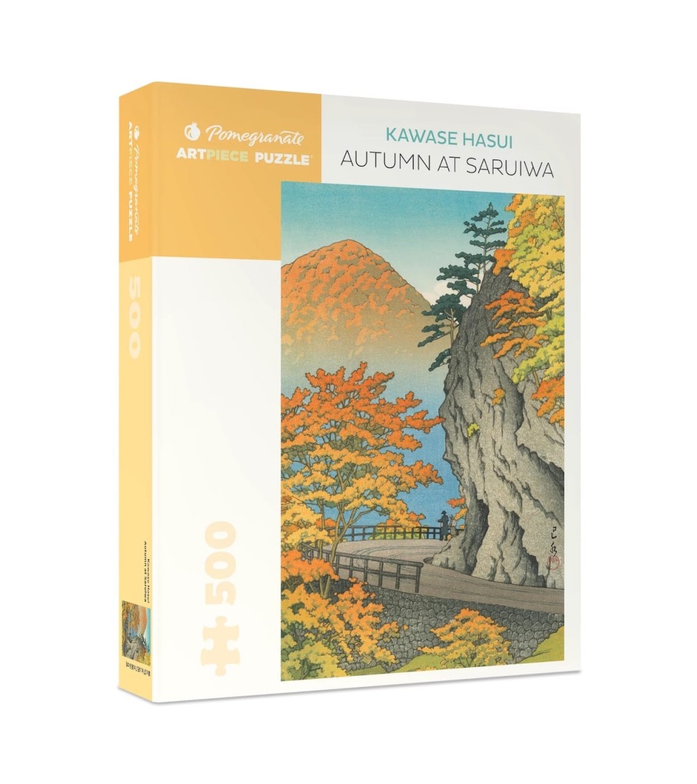 Kawase Hasui - Autumn at Saruiwa - Puzzle 500 pièces Pomegranate Puzzles adulte design art the jigsaw suisse