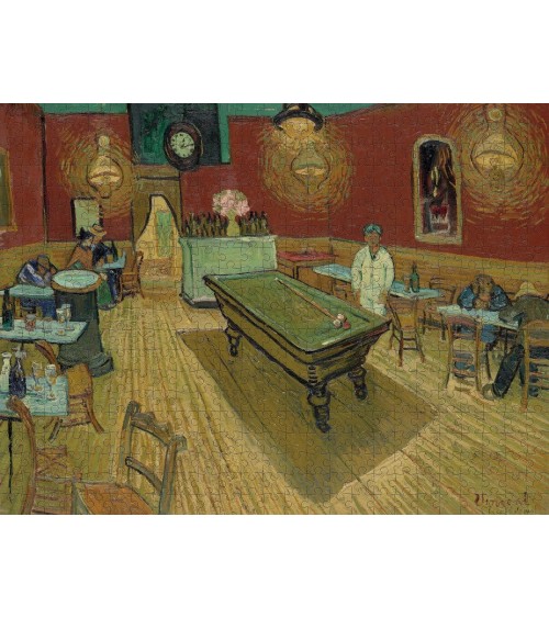 The Night Cafe - Vincent van Gogh - 500-piece Jigsaw Puzzle Pomegranate art puzzle jigsaw adult picture puzzles