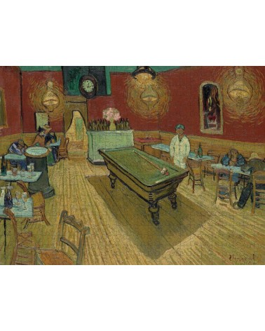 Il caffè di notte - Vincent van Gogh - Puzzle 500 pezzi Pomegranate da adulti per bambini the jigsaw