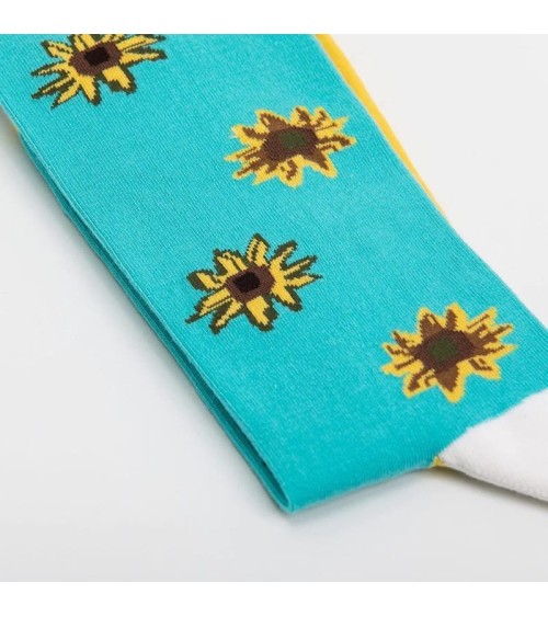 Socks - van Gogh Twelve Sunflowers Curator Socks funny crazy cute cool best pop socks for women men