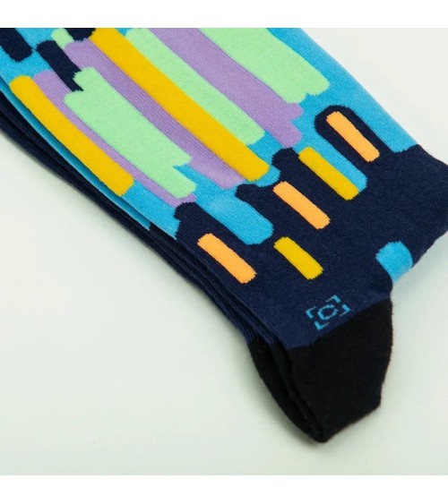 Socken - Boulevard Montmartre bei Nacht Curator Socks socke kuschelsocken für damen lustig herren farbige coole socken