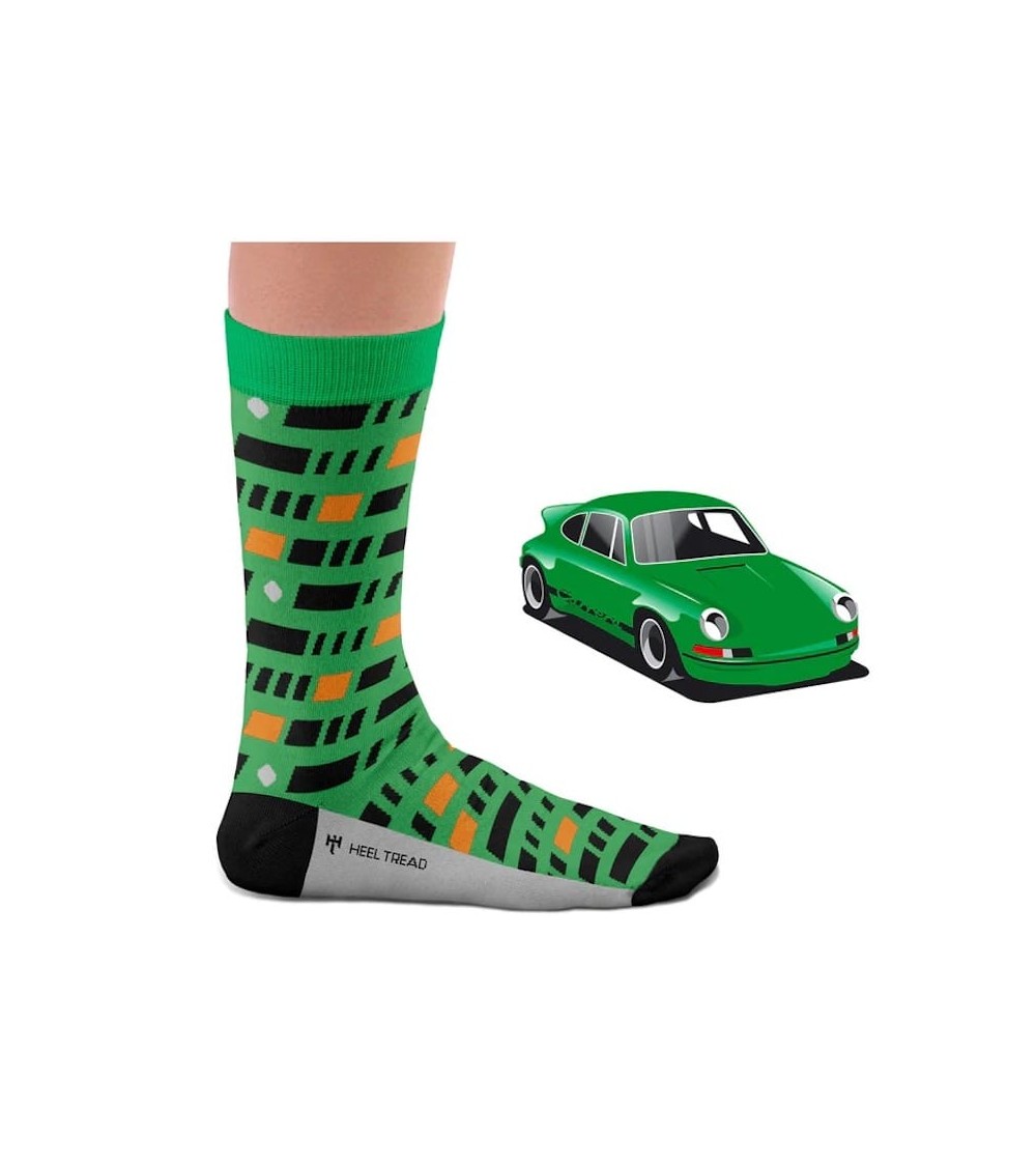 Socken - Porsche 911 Carrera RS 2.7 Heel Tread Socke lustige Damen Herren farbige coole socken mit motiv kaufen