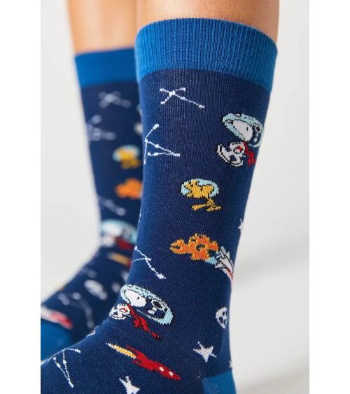 Calzini - Be Snoopy Cosmos Besocks calze da uomo per donna divertenti simpatici particolari