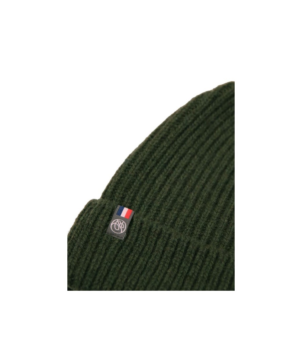 Wool Beanie Patrice - Fern Green Maison Bonnefoy for men women cool Kitatori Switzerland