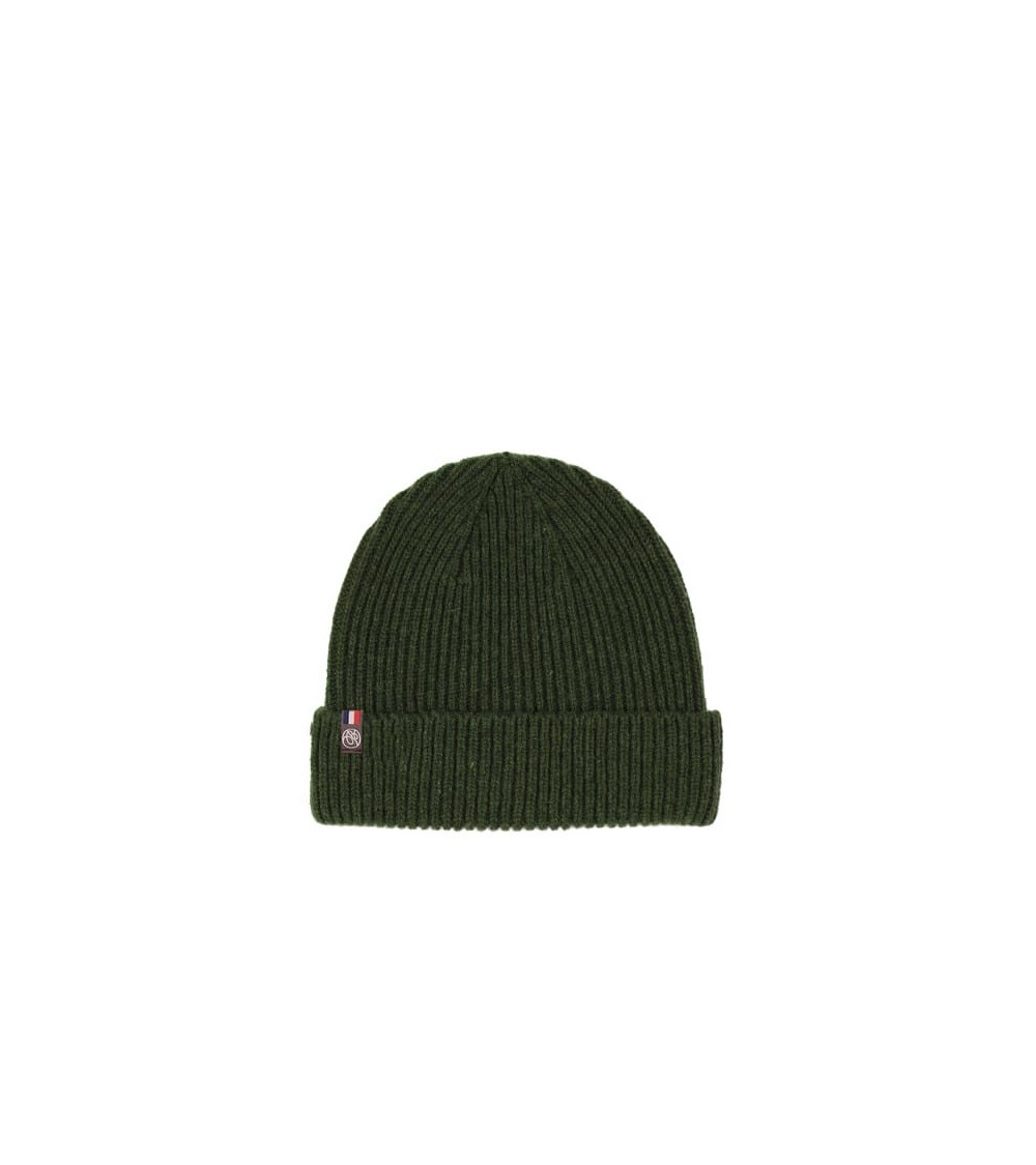 Wool Beanie Patrice - Fern Green Maison Bonnefoy for men women cool Kitatori Switzerland