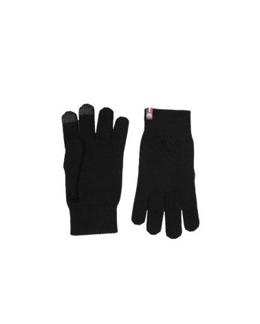 Gants tactiles en laine Perinne - Noir Maison Bonnefoy idée cadeau original suisse
