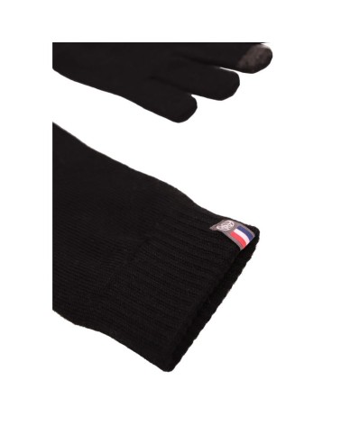 Merino wool Gloves Perinne - Black Maison Bonnefoy original gift idea switzerland