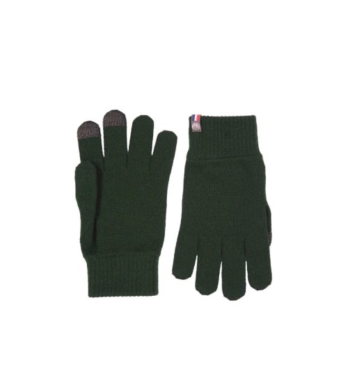Merino wool Gloves Perinne - Forest green Maison Bonnefoy original gift idea switzerland