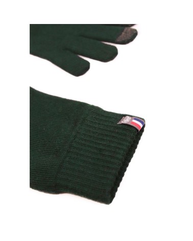 Gants tactiles en laine Perinne - Vert Forêt Maison Bonnefoy idée cadeau original suisse