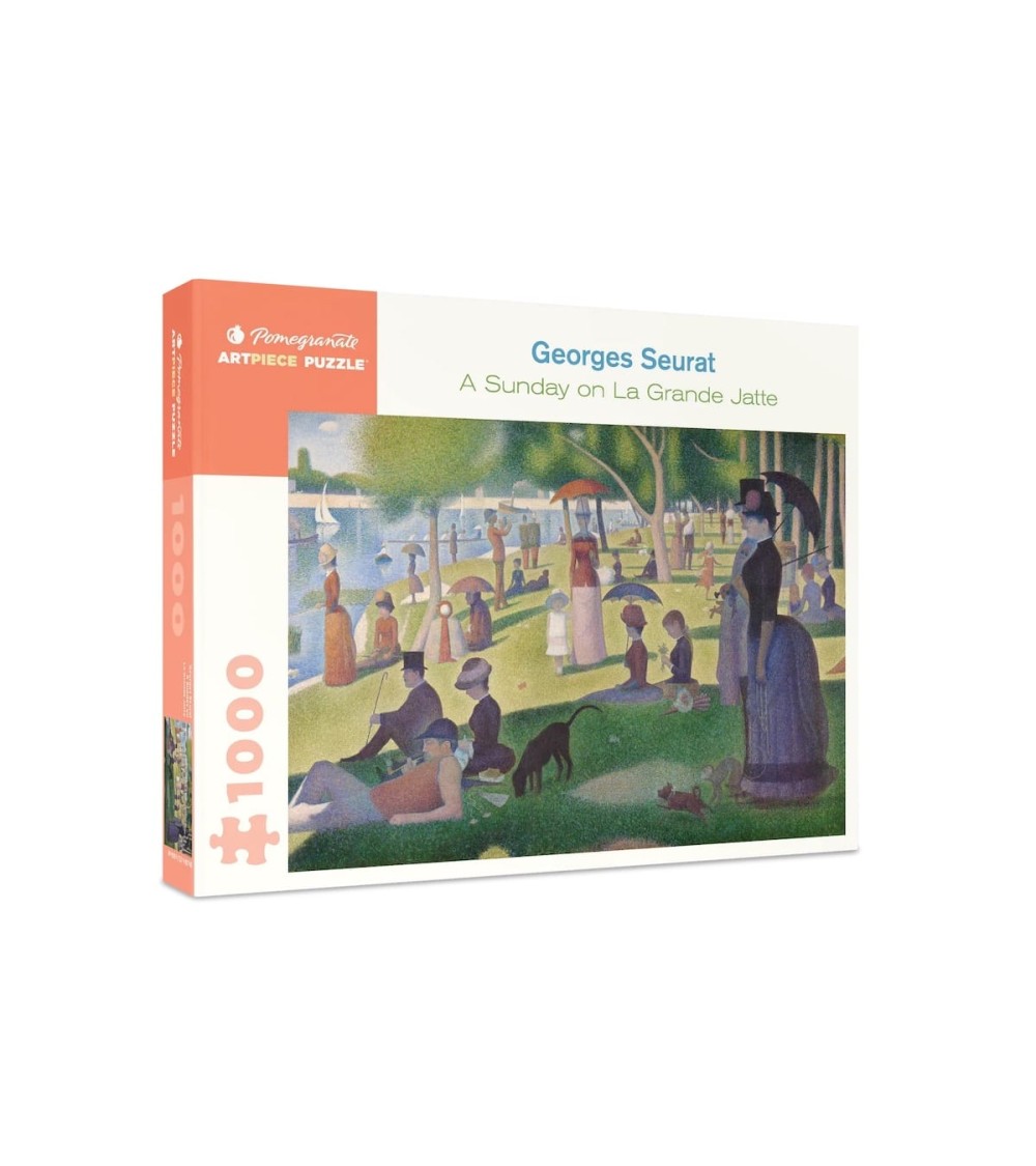 Ein Sonntagnachmittag auf der Insel La Grande Jatte - Puzzle Pomegranate the Jigsaw happy art puzzle spiele der Tages für Erw...