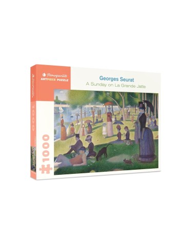 Ein Sonntagnachmittag auf der Insel La Grande Jatte - Puzzle Pomegranate the Jigsaw happy art puzzle spiele der Tages für Erw...