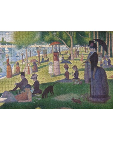 Ein Sonntagnachmittag auf der Insel La Grande Jatte - Puzzle Pomegranate the Jigsaw happy art puzzle spiele der Tages für Erw...