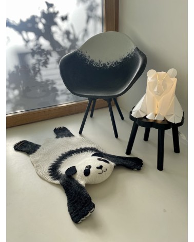 Ping der Panda - Kinderteppich aus Wolle Sew Heart Felt Kinderteppich design Schweiz Original