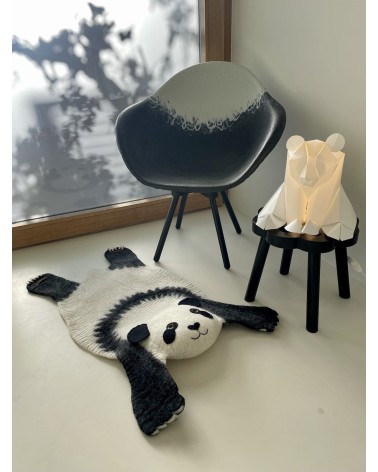 Ping der Panda - Kinderteppich aus Wolle Sew Heart Felt Tier Teppich Waldtiere Kinderzimmer Kinderteppich Kinder Teppich