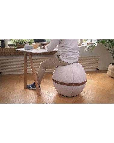 Bloon Original Ivoire - Siège ballon Bloon Paris ergonomique swiss ball bureau d'assise