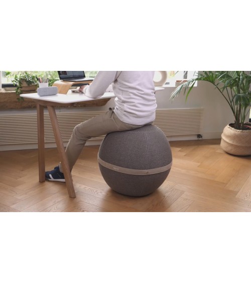 Bloon Original Taupe - Sedia ergonomica Bloon Paris palla da seduta pouf gonfiabile