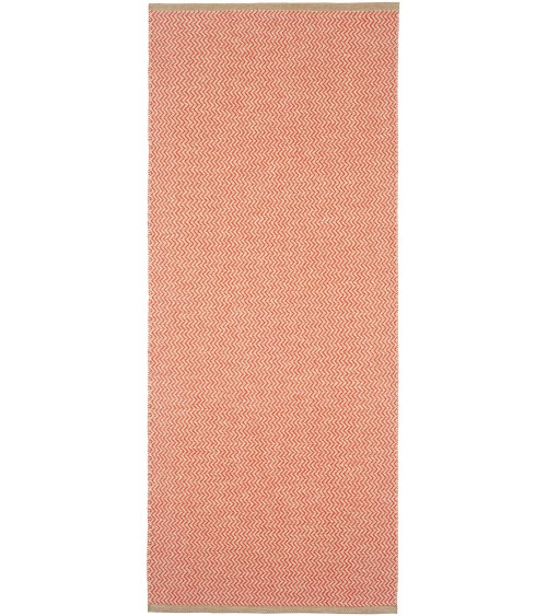 Vinyl Teppich - STRAND Rot Brita Sweden küchenteppich küchenläufer waschbar waschbarer outdoor teppich Teppichläufer balkon