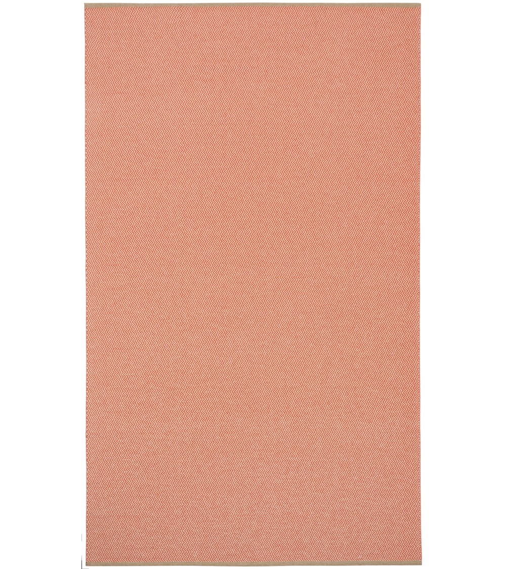 Vinyl Teppich - STRAND Rot Brita Sweden küchenteppich küchenläufer waschbar waschbarer outdoor teppich Teppichläufer balkon