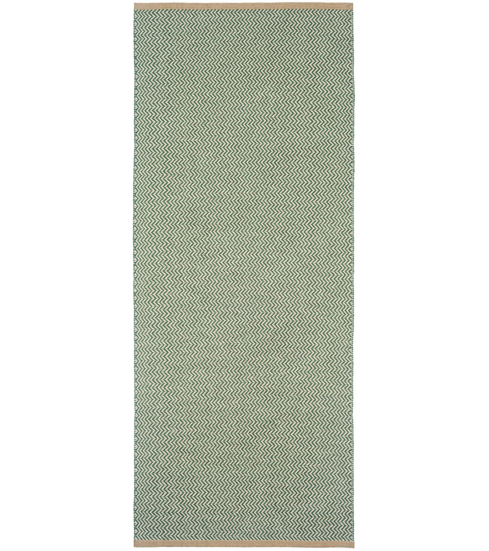 Tapis Vinyle - STRAND Vert Brita Sweden tapis scandinave en vinyle lavable en machine de cuisine exterieur salon couloir