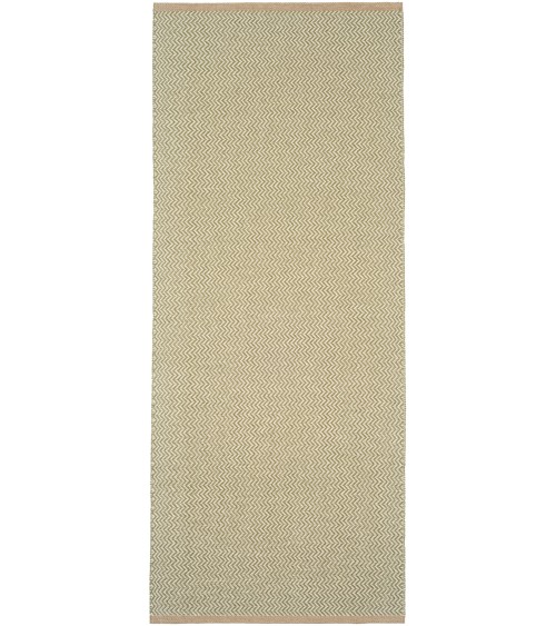 Tapis Vinyle - STRAND Olive Brita Sweden tapis scandinave en vinyle lavable en machine de cuisine exterieur salon couloir