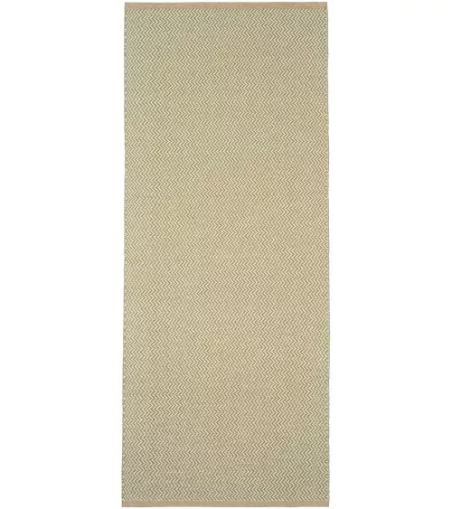 Vinyl Teppich - STRAND Olive Brita Sweden küchenteppich küchenläufer waschbar waschbarer outdoor teppich Teppichläufer balkon