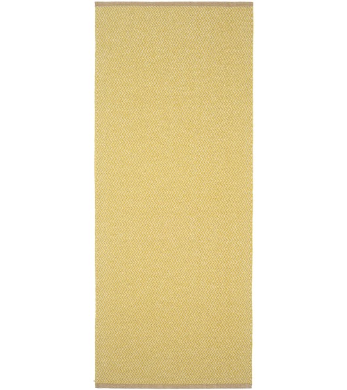 Vinyl Rug - STRAND Mustard Brita Sweden cool vinyl rugs runner for kitchen washable outdoor rugs