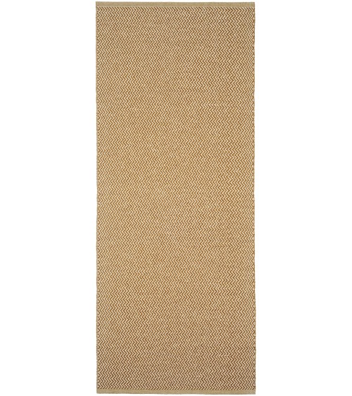 Tapis Vinyle - STRAND Marron Brita Sweden tapis scandinave en vinyle lavable en machine de cuisine exterieur salon couloir
