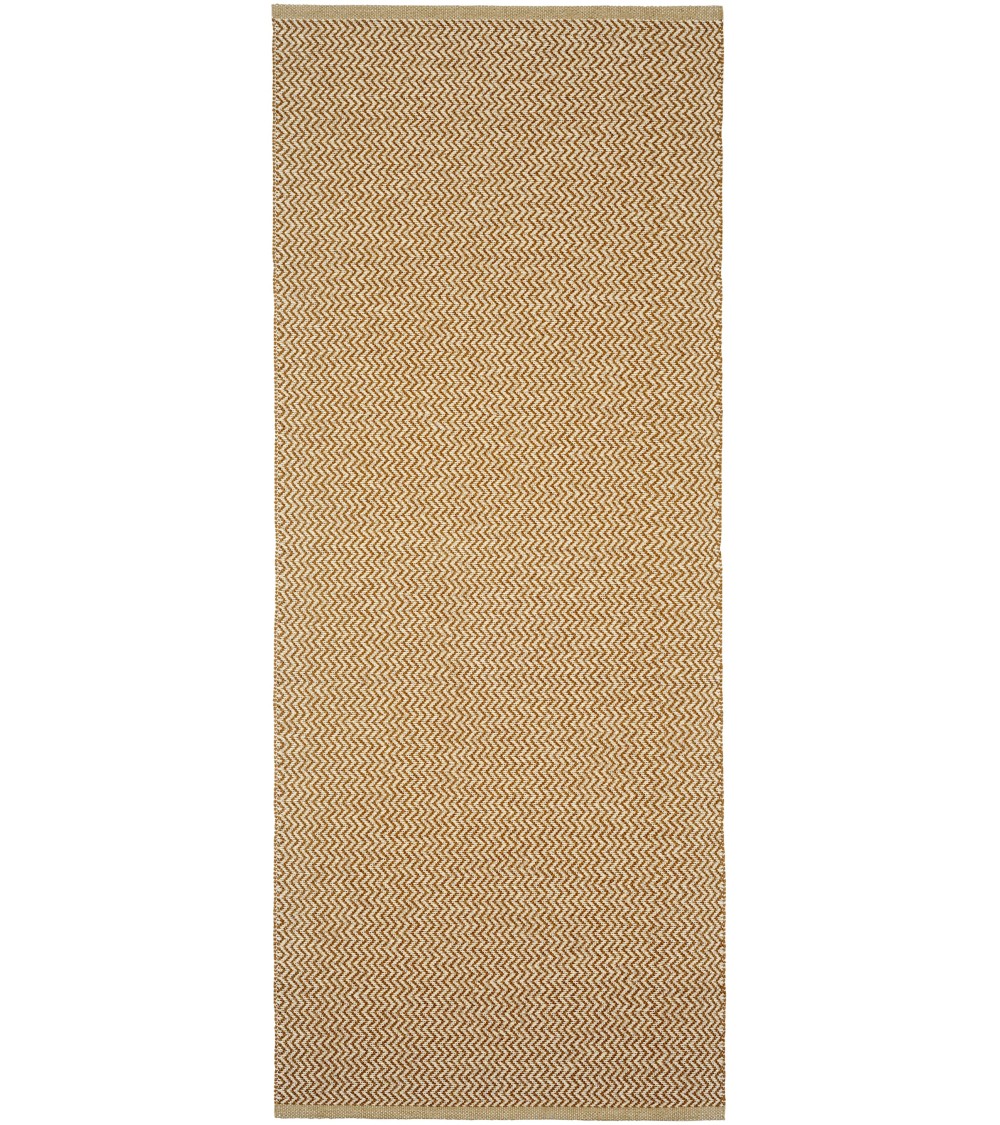 Tapis Vinyle - STRAND Marron Brita Sweden tapis scandinave en vinyle lavable en machine de cuisine exterieur salon couloir