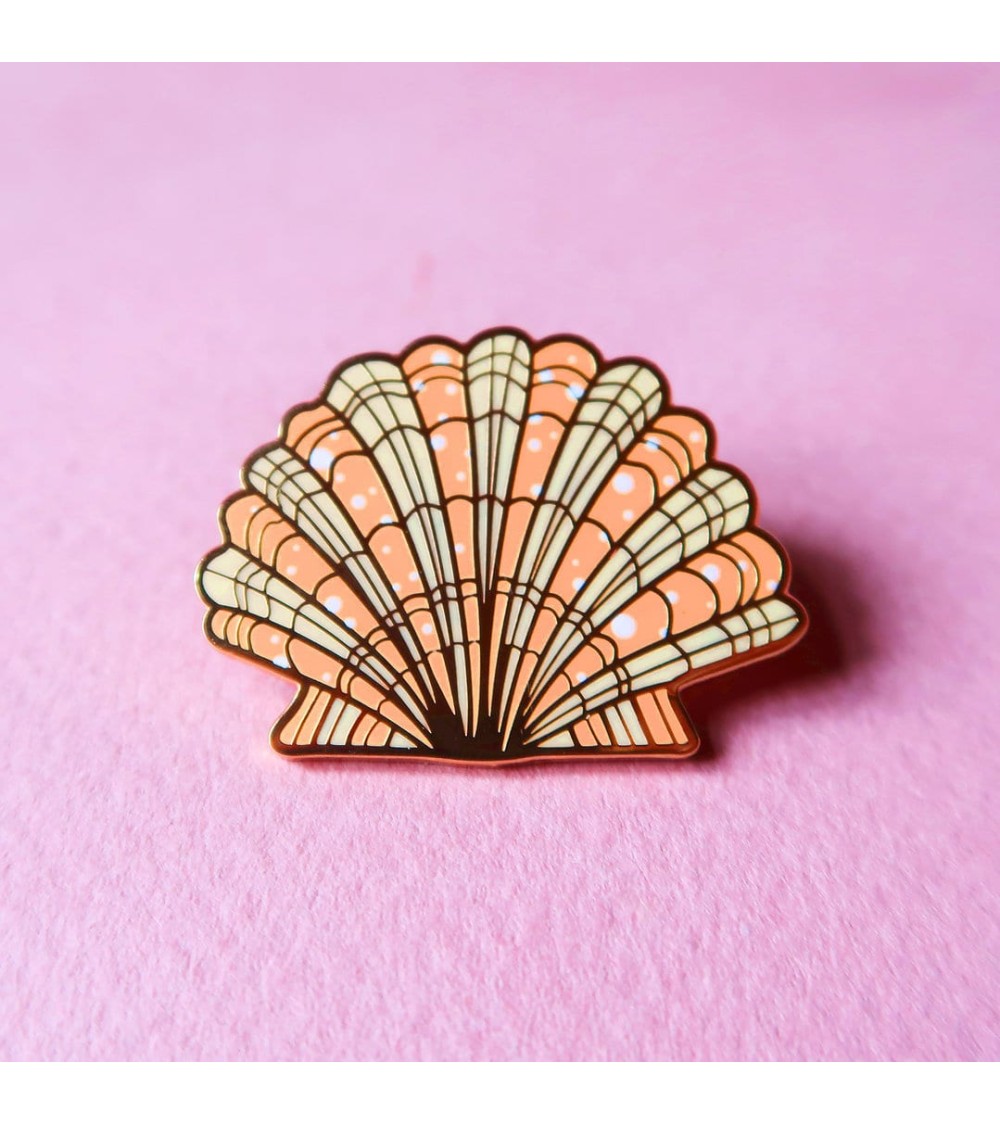 Enamel Pin - Sea Shell Katinka Feijs broches and pins hat pin badges collectible